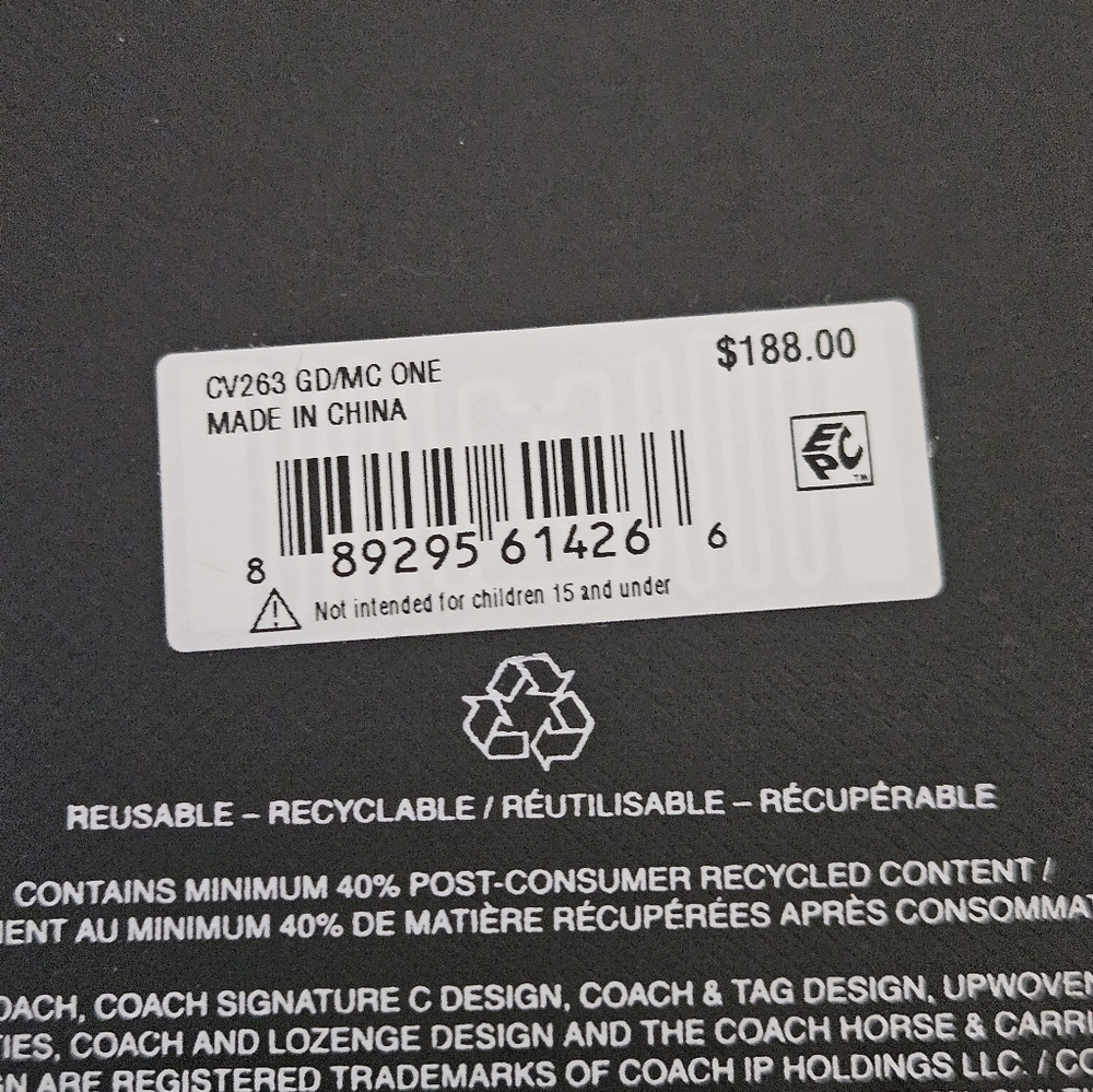Coach NWT Charm Necklace - Picture 8 of 9